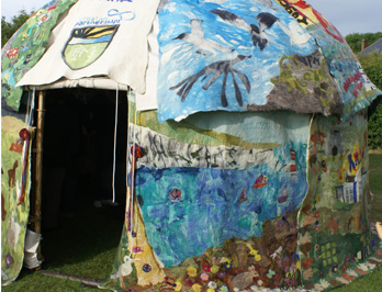The Stanmer Yurt from SPS Newsletter 2012